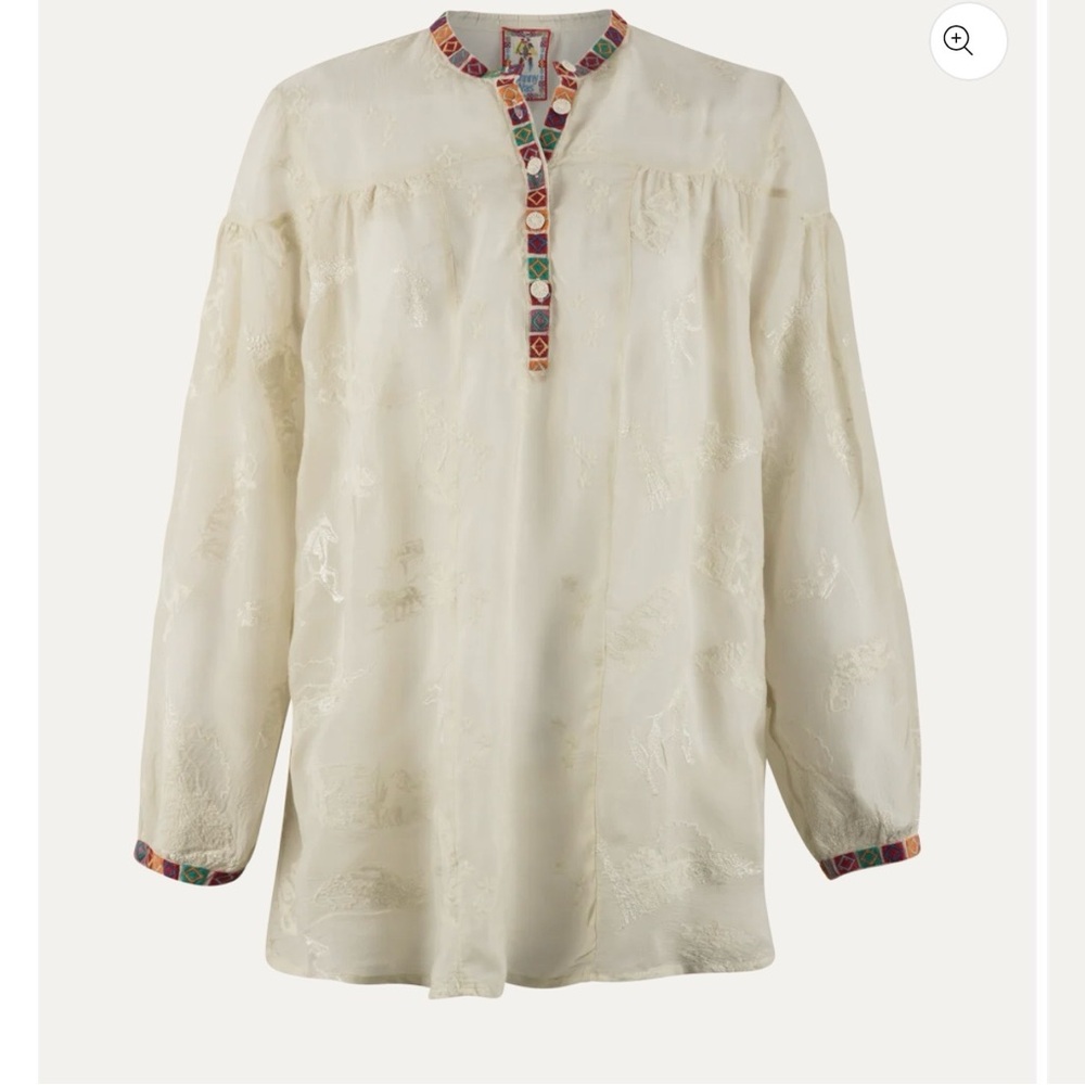 Johnny Was Santa Fe Leta Women’s Tunic Blouse size Small Western Top